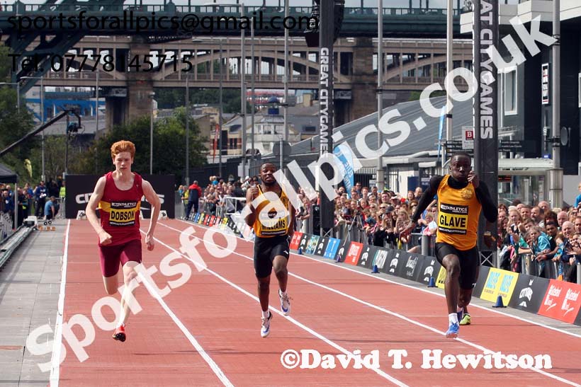 School sprints, 2017 Great North CityGames, Gateshead/Newcaste. Photo: David T. Hewitson/Sports for All Pics